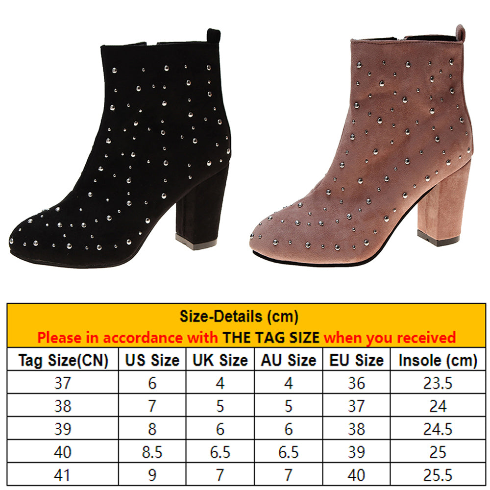 The Polka Dot Crystal Ankle Boots