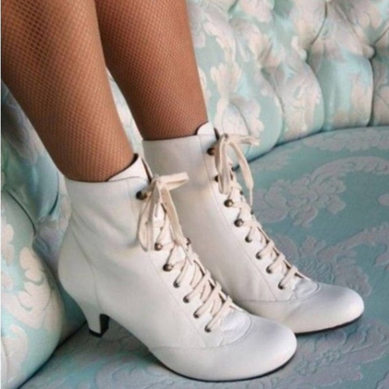 The Kitten Heel Ankle Booties