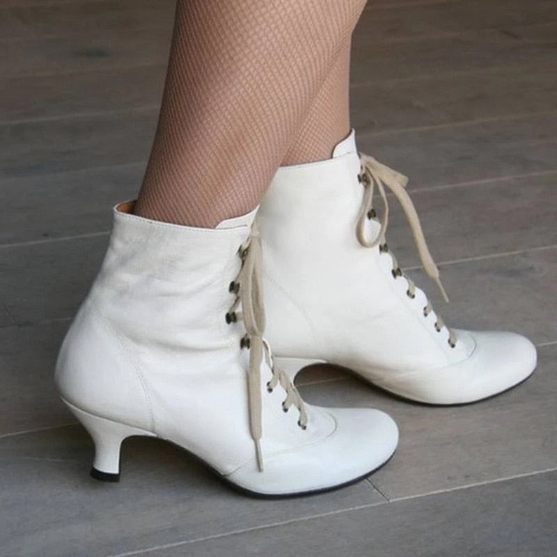 The Kitten Heel Ankle Booties