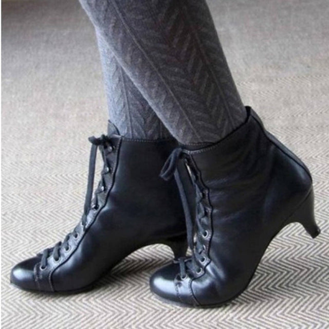 The Kitten Heel Ankle Booties