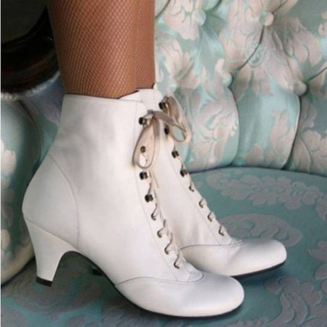 The Kitten Heel Ankle Booties