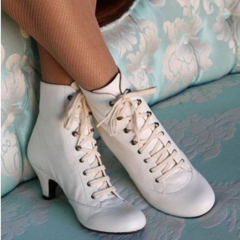 The Kitten Heel Ankle Booties