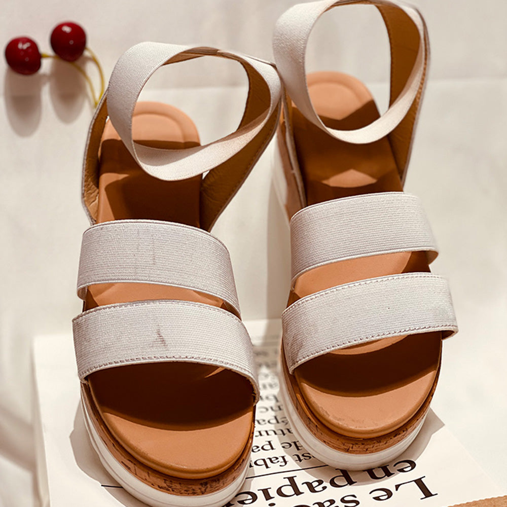 The Anya Summer Wedge Sandals