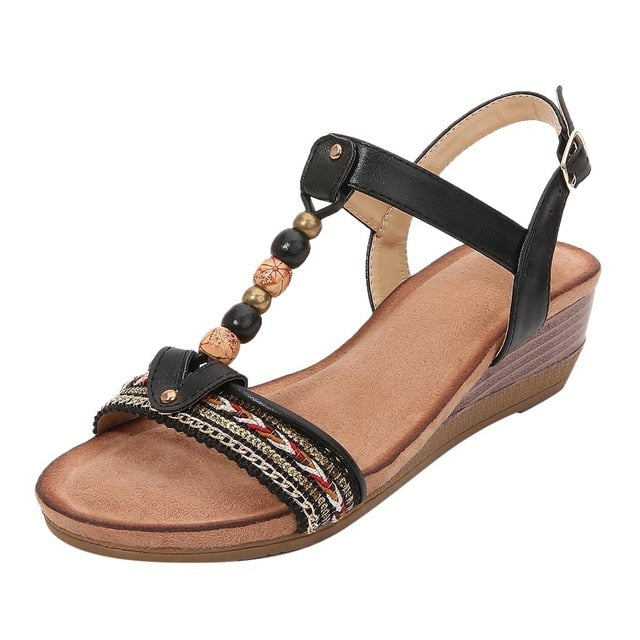 The Sue Rome Wedge Sandals