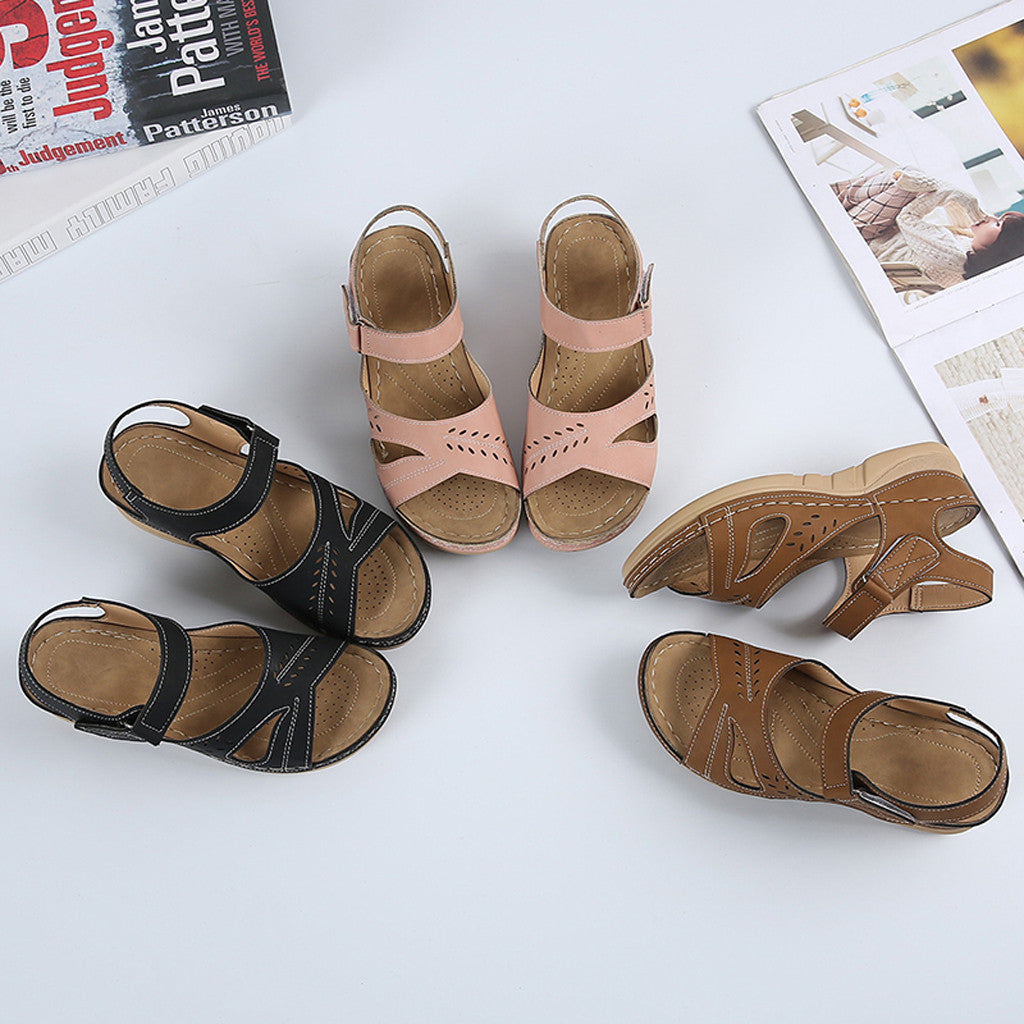 The Irene Soft Sole Wedge Sandals