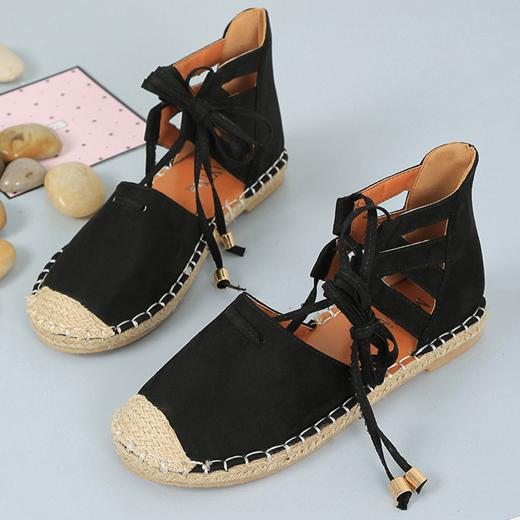 The Nives Espadrilles Wedge Sandals