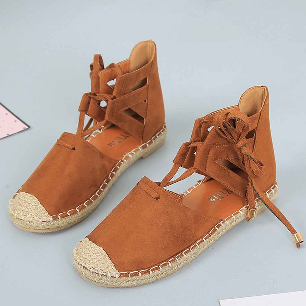 The Nives Espadrilles Wedge Sandals