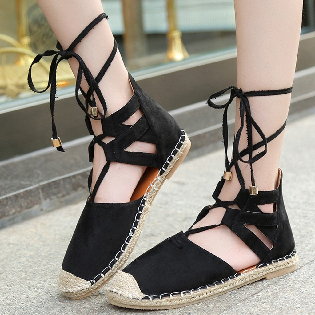 The Nives Espadrilles Wedge Sandals