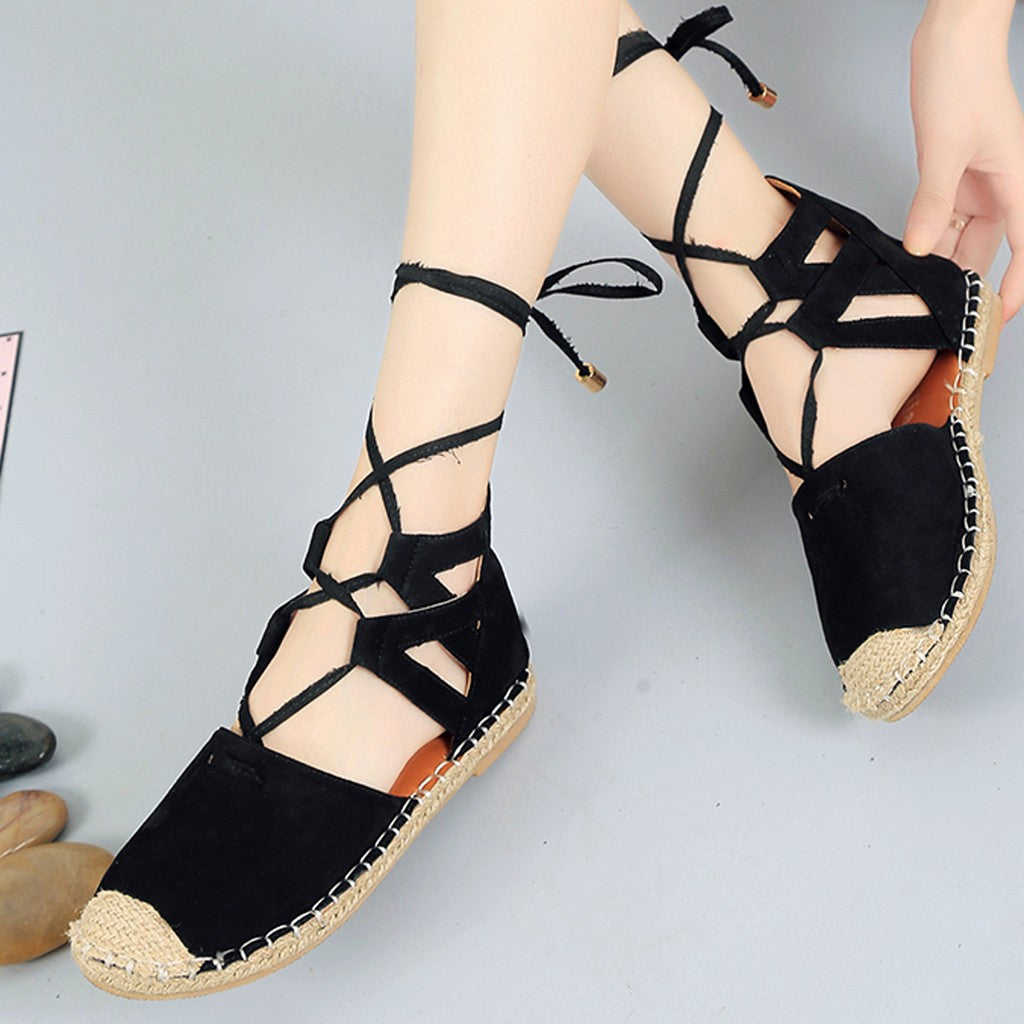 The Nives Espadrilles Wedge Sandals