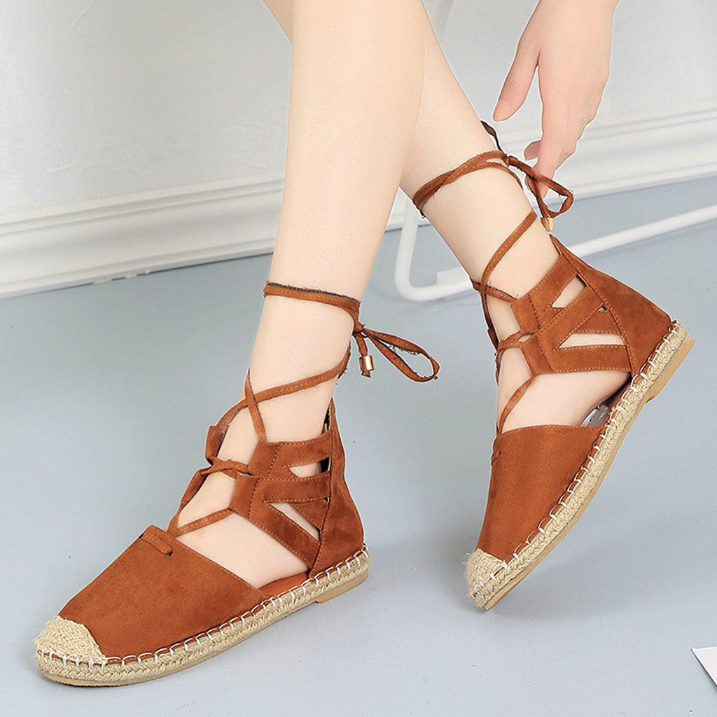 The Nives Espadrilles Wedge Sandals