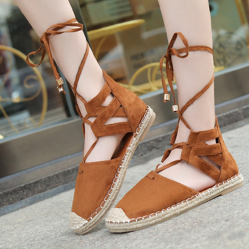 The Nives Espadrilles Wedge Sandals