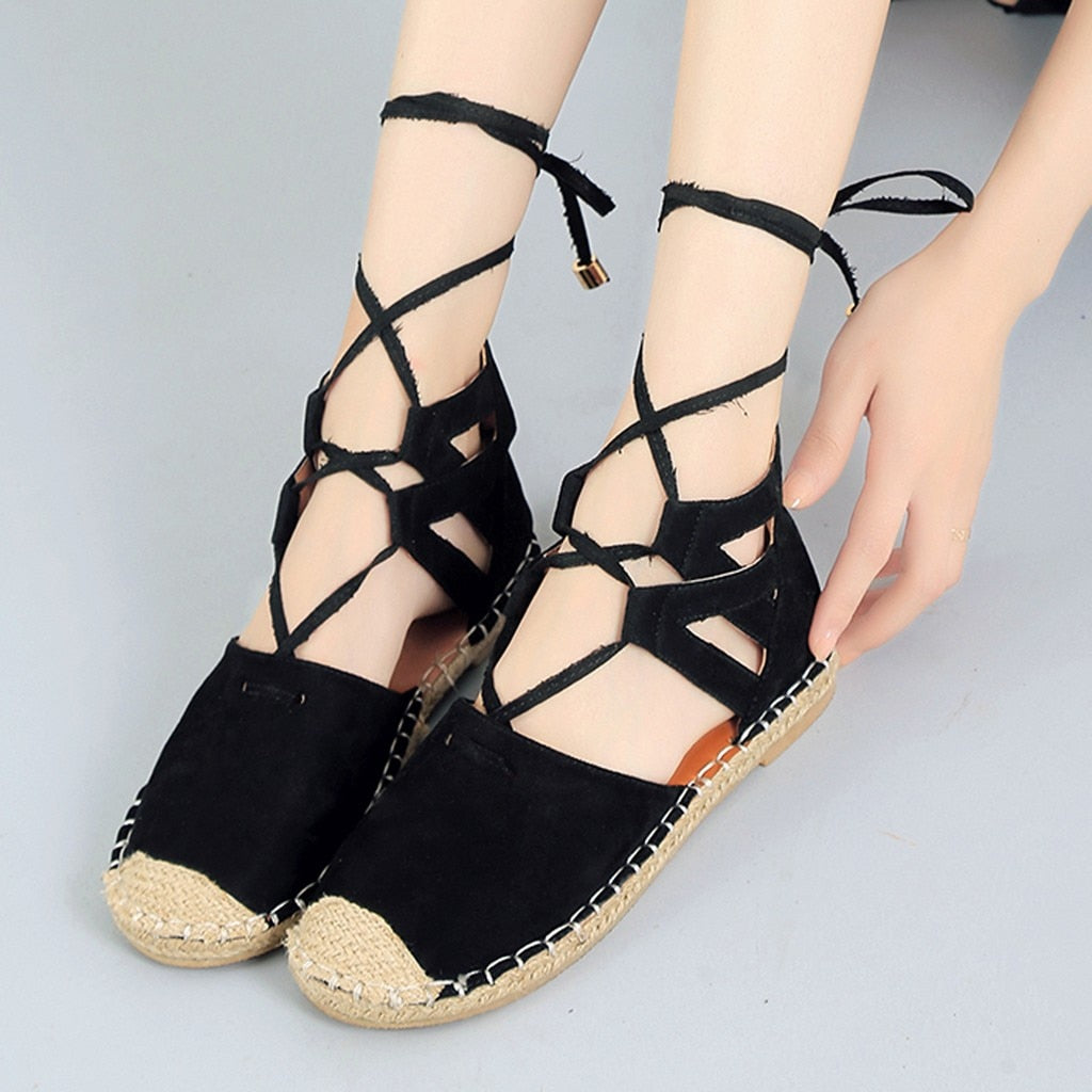 The Nives Espadrilles Wedge Sandals