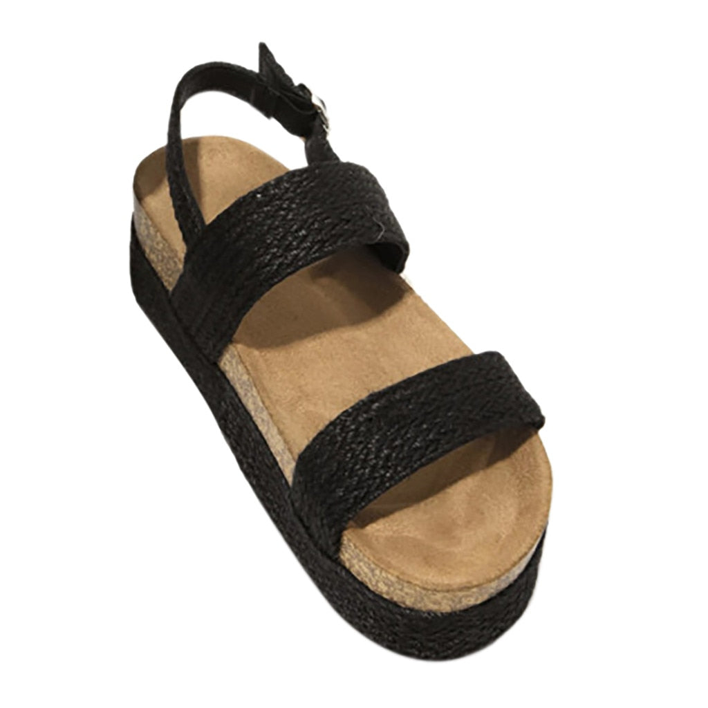 The Ada Beach Wedge Sandals