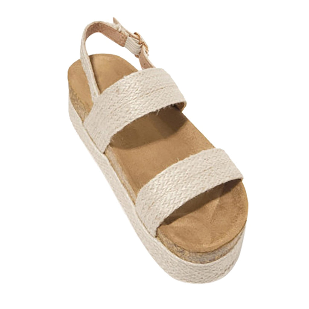 The Ada Beach Wedge Sandals