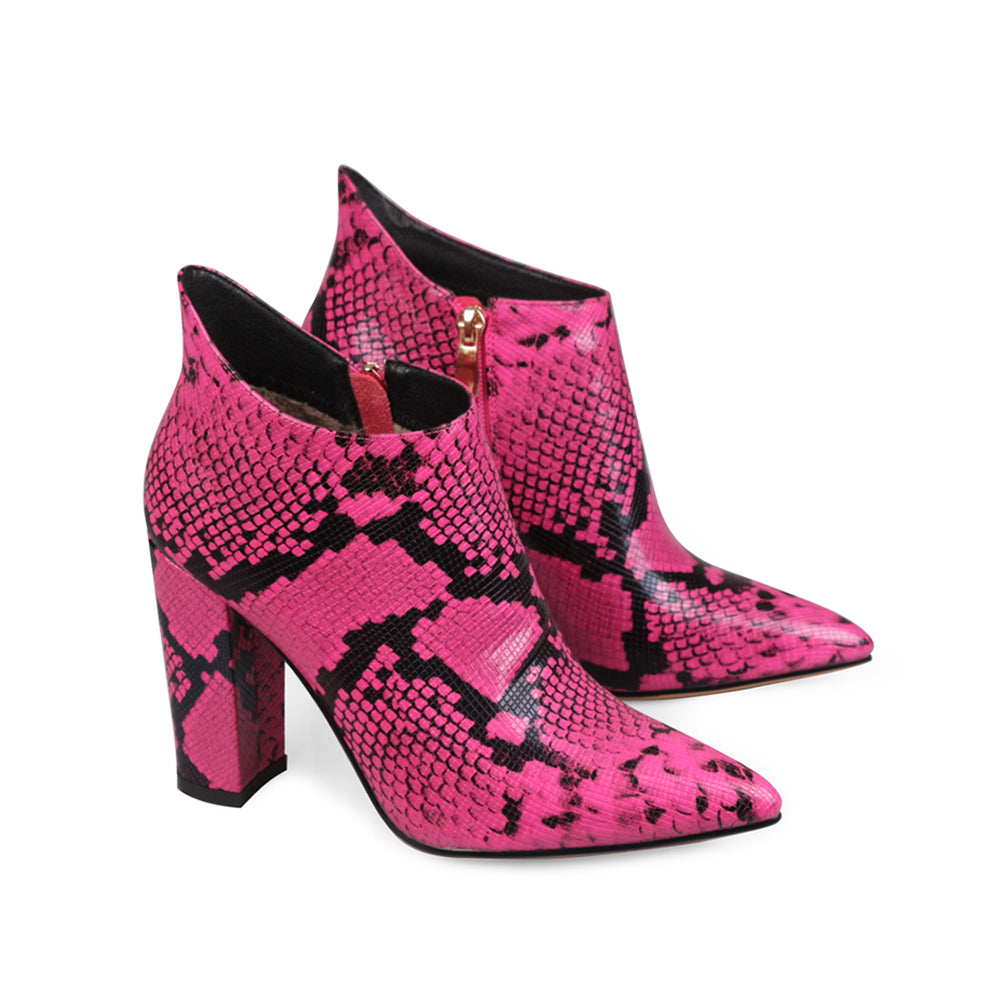 The leopard Snake Style Booties