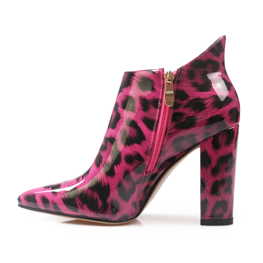 The leopard Snake Style Booties