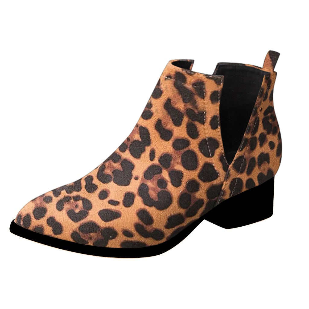 The Leopard Totem Ankle Boots