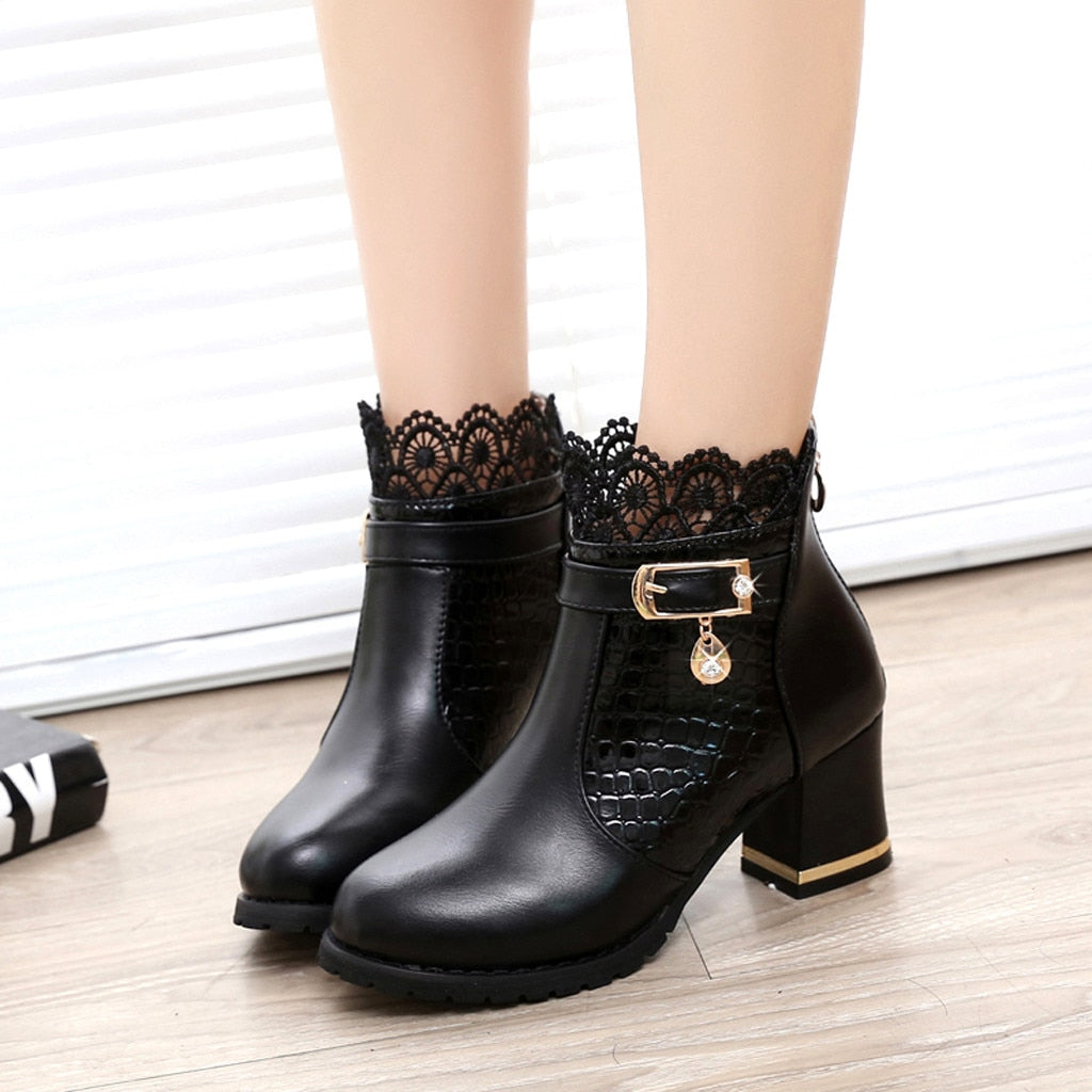 The Nala Vintage Ankle Booties