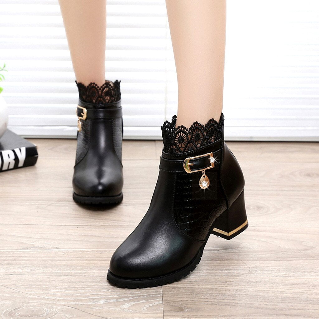 The Nala Vintage Ankle Booties