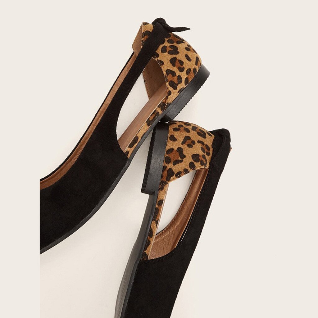 The Orla Leopard Flat Shoes