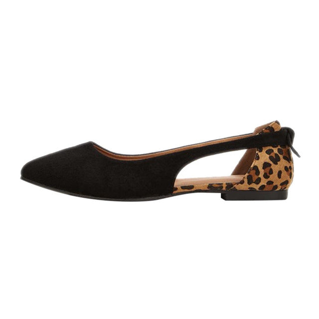 The Orla Leopard Flat Shoes