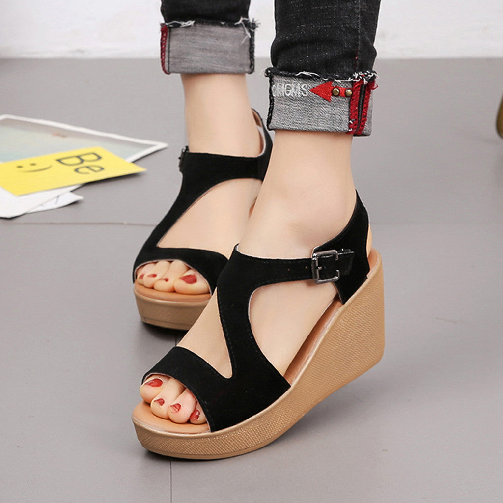 The Zia Vintage Wedge Sandals