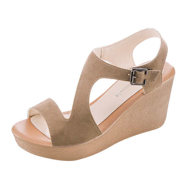 The Zia Vintage Wedge Sandals