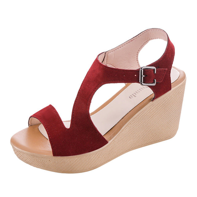 The Zia Vintage Wedge Sandals